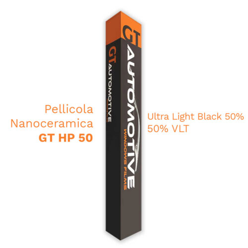 pellicola auto nanoceramica ultra light black gt hp 50